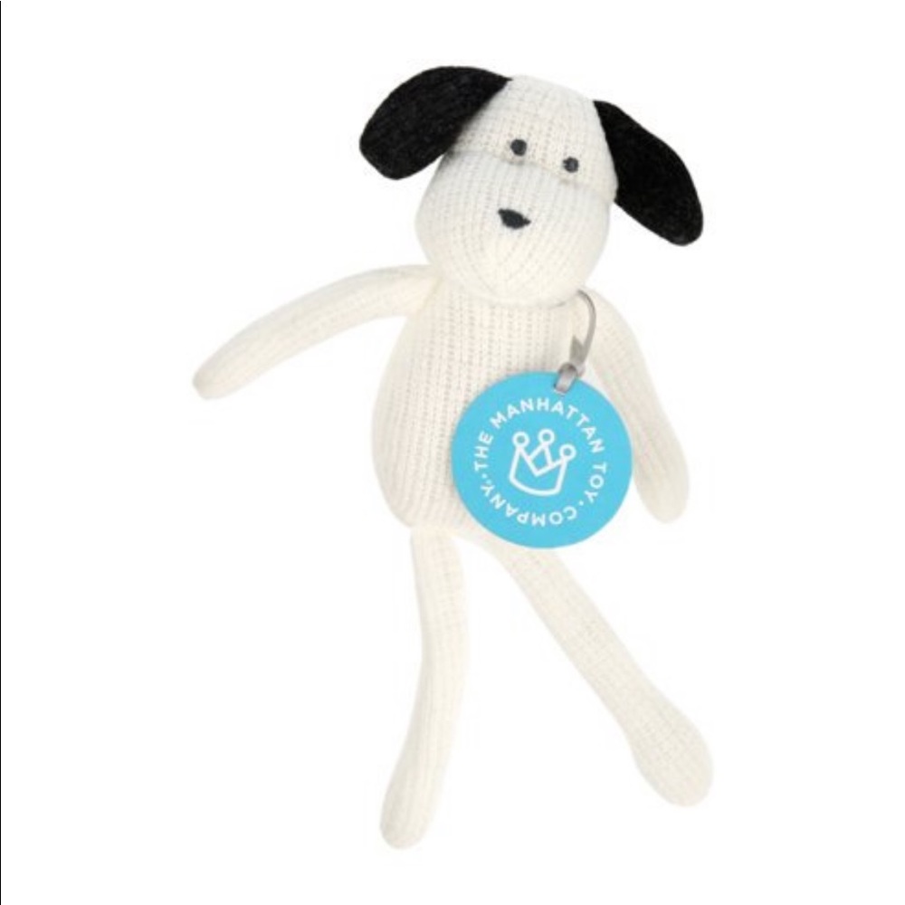 NEW MANHATTAN TOY Knits Daisy Dog 5 inch Animal